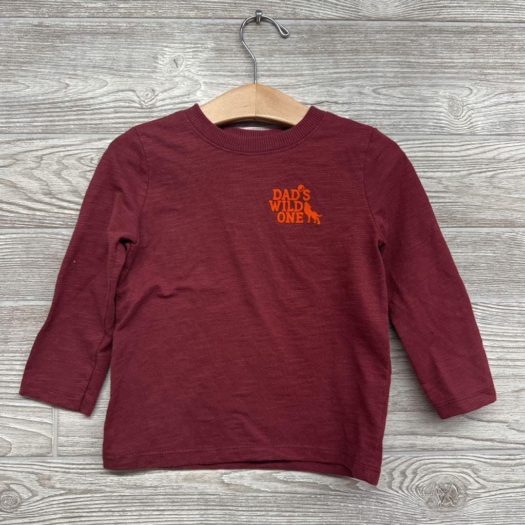 LS Shirt Dad's Wild One 2T