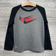LS Active Shirt Dotted Swooshes 4T