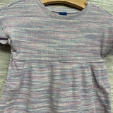 Ribbed Flutter Sleeve Dress 2T