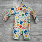 LS Swimsuit Sharks Palm Trees Suns 3-6M