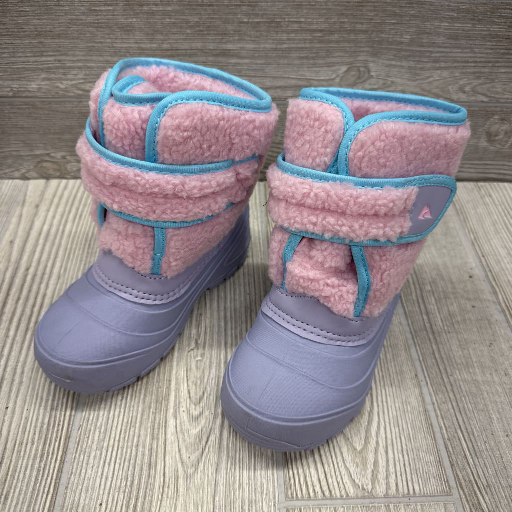 Plush Velcro Snow Boots 10c