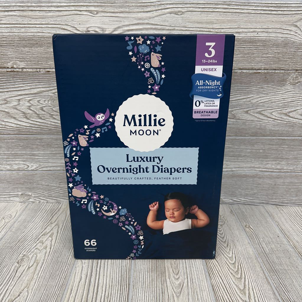 NEW 66 Pk Overnight Diapers