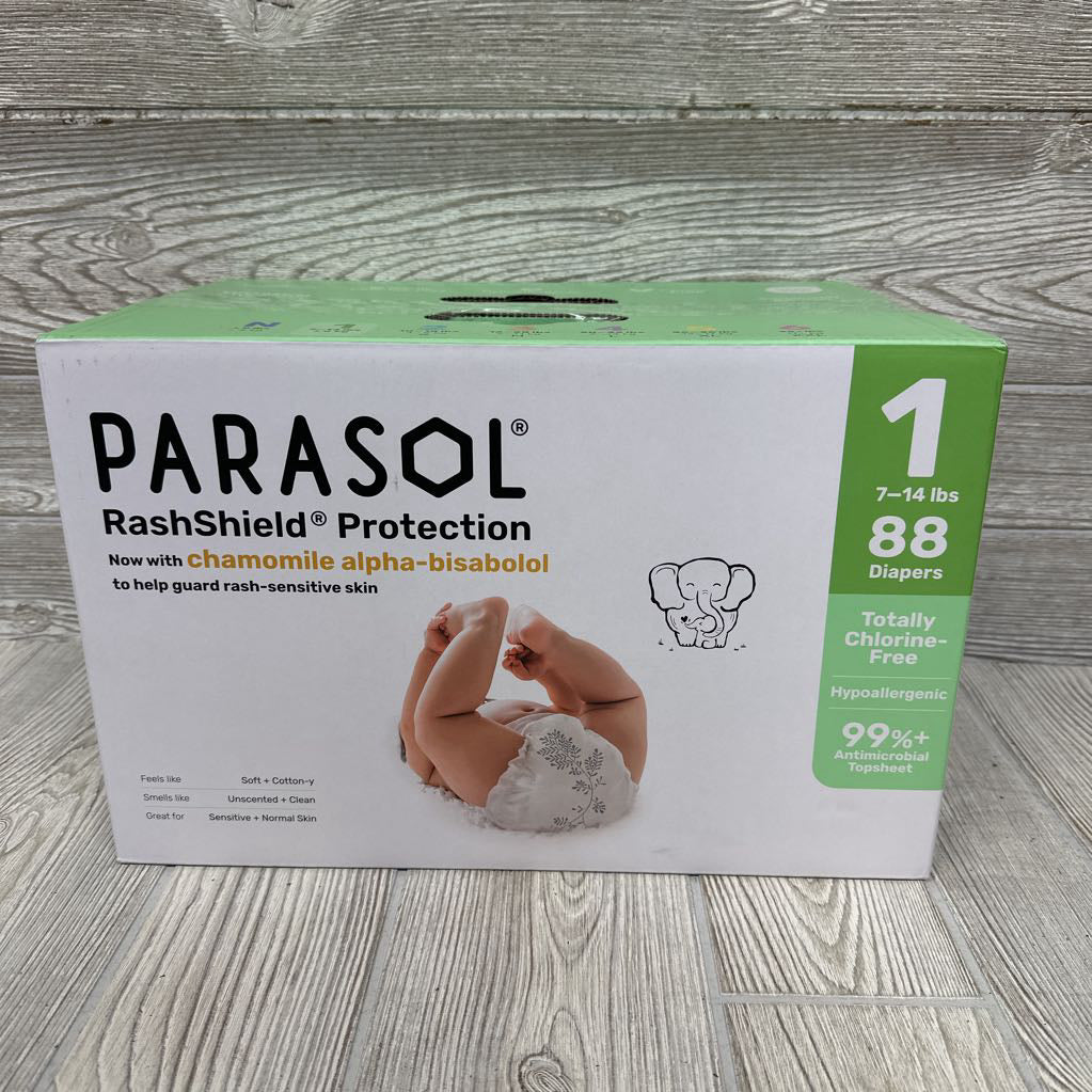 NEW Rash Shield Protection Diapers 88 Pk