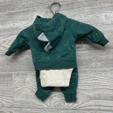 Bodysuit Little Guy Big Roar, Full Zip Jacket & French Terry Joggers Dinosaurs NB