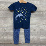 2 Pc PJs Sharks Fish 3T