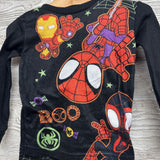 2 Pc LS PJs Boo Superheroes 3T