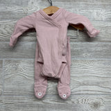 LS Waffle Knit Side Snap Bodysuit & Footed Pants Bear Feet Preemie