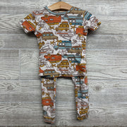 2 Pc PJs Vehicles Palm Trees 3T