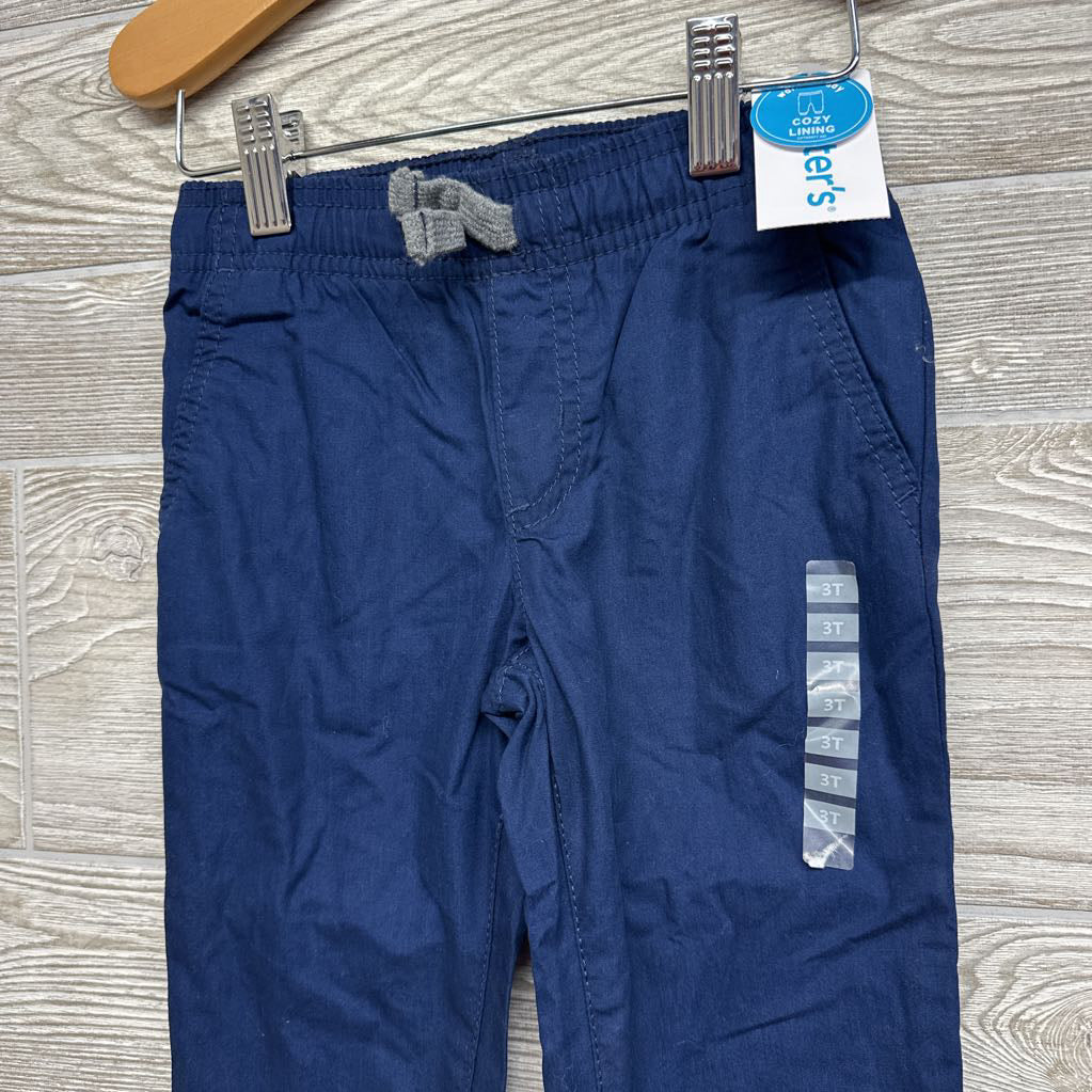 NEW Lined Drawstring Joggers 3T