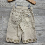 Wide Leg Pants Eyelet Scallop Trim 12M
