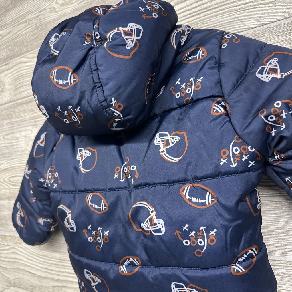 Puffer Coat Football, Helmets & Plays 24M