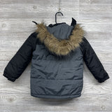 Winter Coat Faux Fur Hood 4t