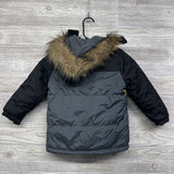 Winter Coat Faux Fur Hood 4t