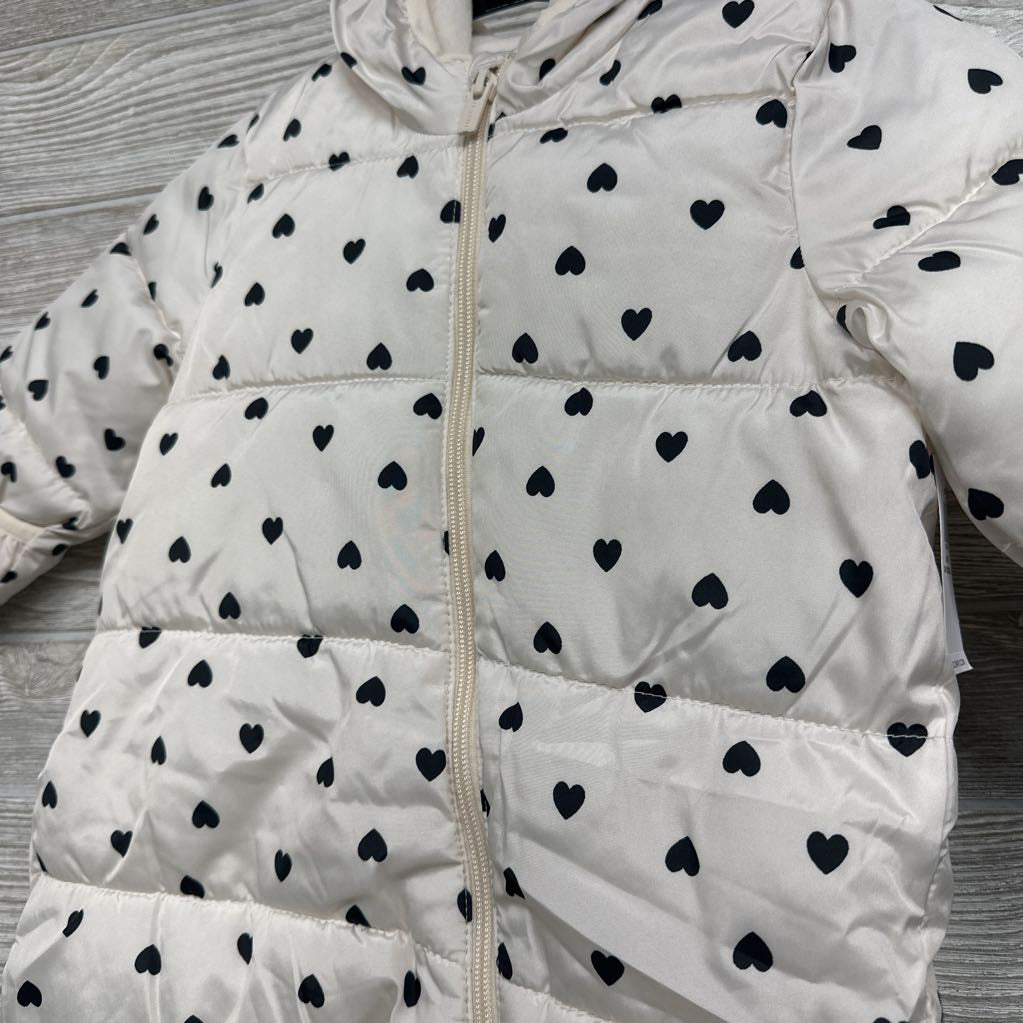 1 Pc Snowsuit Hearts 12-18M