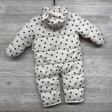 1 Pc Snowsuit Hearts 12-18M