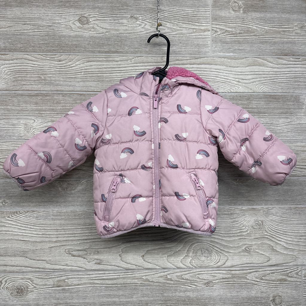 Puffer Coat Rainbows 18M