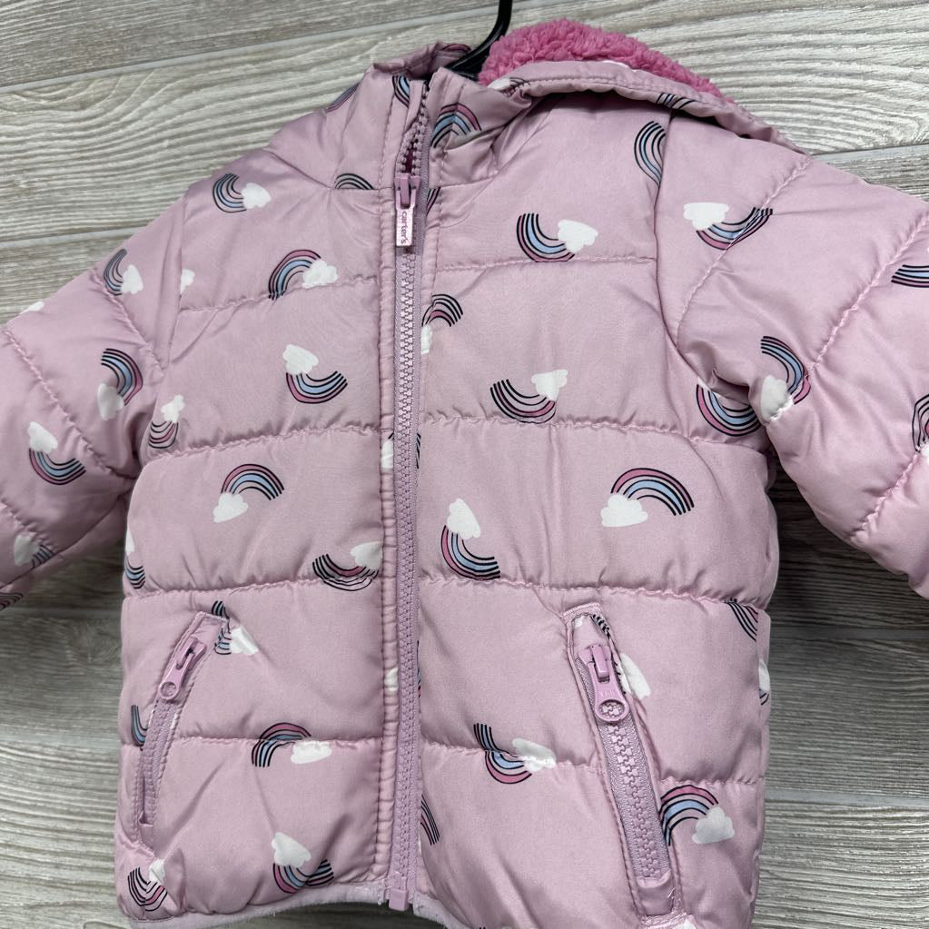 Puffer Coat Rainbows 18M