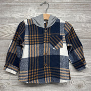 Plaid Button Up Shirt W/ Hood 18-24M