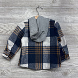 Plaid Button Up Shirt W/ Hood 18-24M