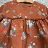Peplum Dress Flowers 18M
