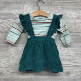 Ribbed Jumper & LS Shirt Stripes 6M