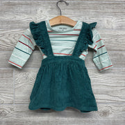 Ribbed Jumper & LS Shirt Stripes 6M