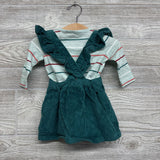 Ribbed Jumper & LS Shirt Stripes 6M