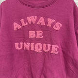French Terry Crewneck Always Be Unique 4
