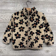 Fleece Jacket Flowers 2t