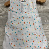 Fleece Sleepsack Swaddle Dots 0-3M