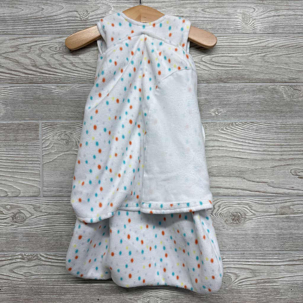 Fleece Sleepsack Swaddle Dots 0-3M
