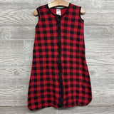 Buffalo Plaid Sleepsack Flowers 0-6M