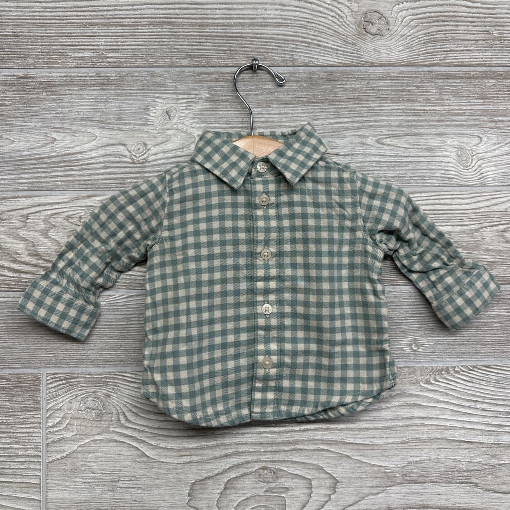 Button Up Gingham Shirt 3M