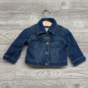 Knit Denim Jacket Ruffles 18M