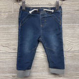 Knit Denim Drawstring Jeans 12M