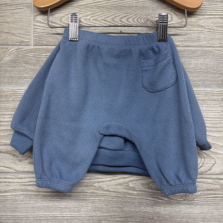 Waffle Knit Henley Shirt & Pants 0-3M
