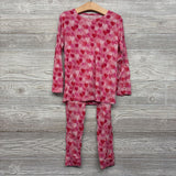 Love Bug 2 Pc Bamboo Pj Hearts 5t