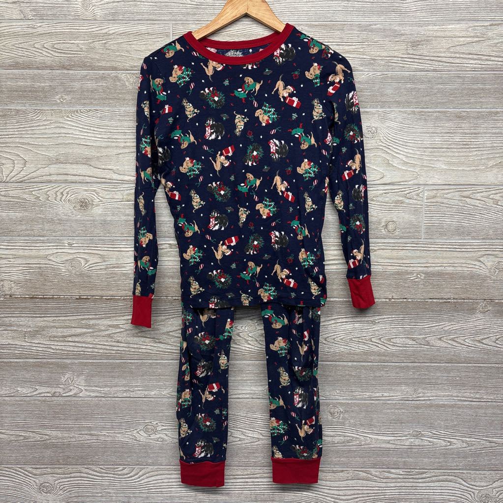 2 Pc Pj Dogs & Christmas Wreaths & Trees 16