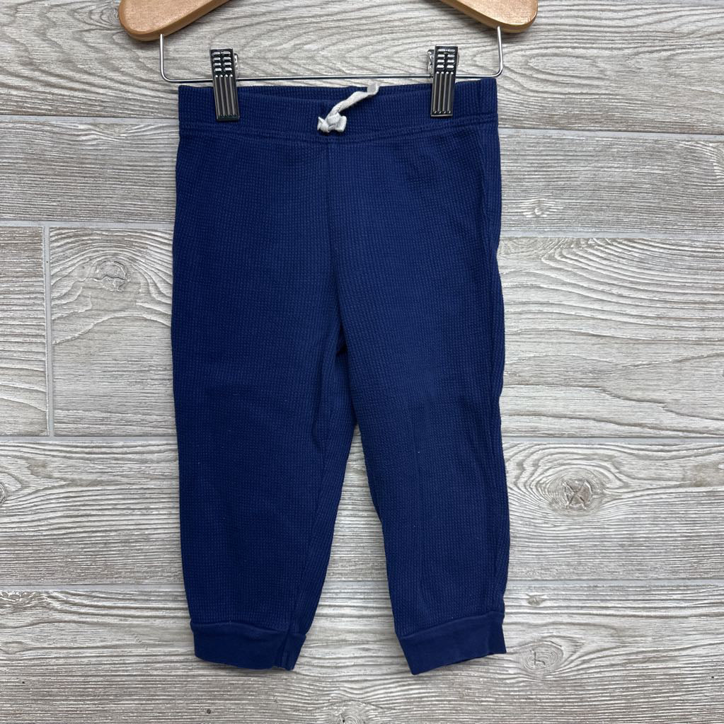 Waffle Knit Henley Bodysuit Buffalo & Pants 24M
