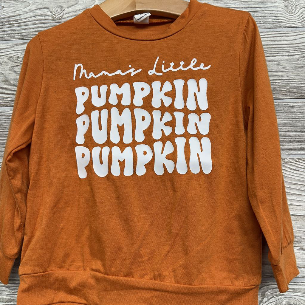 LS Shirt Mama's Little Pumpkin & Ghost Flare Pants 4t