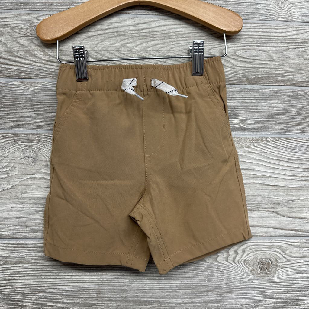 Button Up SS Shirt Palm Trees & Shorts 3t