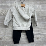 Hooded Shirt Bear Pocket & Jogger Pants 3-6M