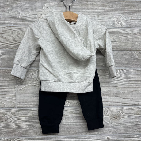 Hooded Shirt Bear Pocket & Jogger Pants 3-6M