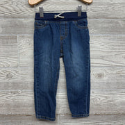 Drawstring Pull On Jeans 3t