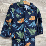 2 Pc Button Up Flannel Pjs 18M