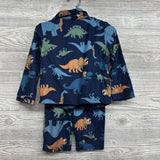 2 Pc Button Up Flannel Pjs 18M