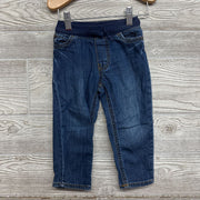 Drawstring Pull On Jeans 2t