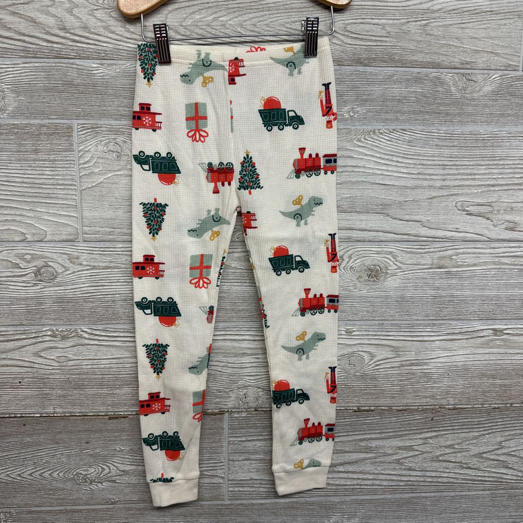 Waffle Knit 2 Pc Pj Dinosaur, Train, Tree 5t