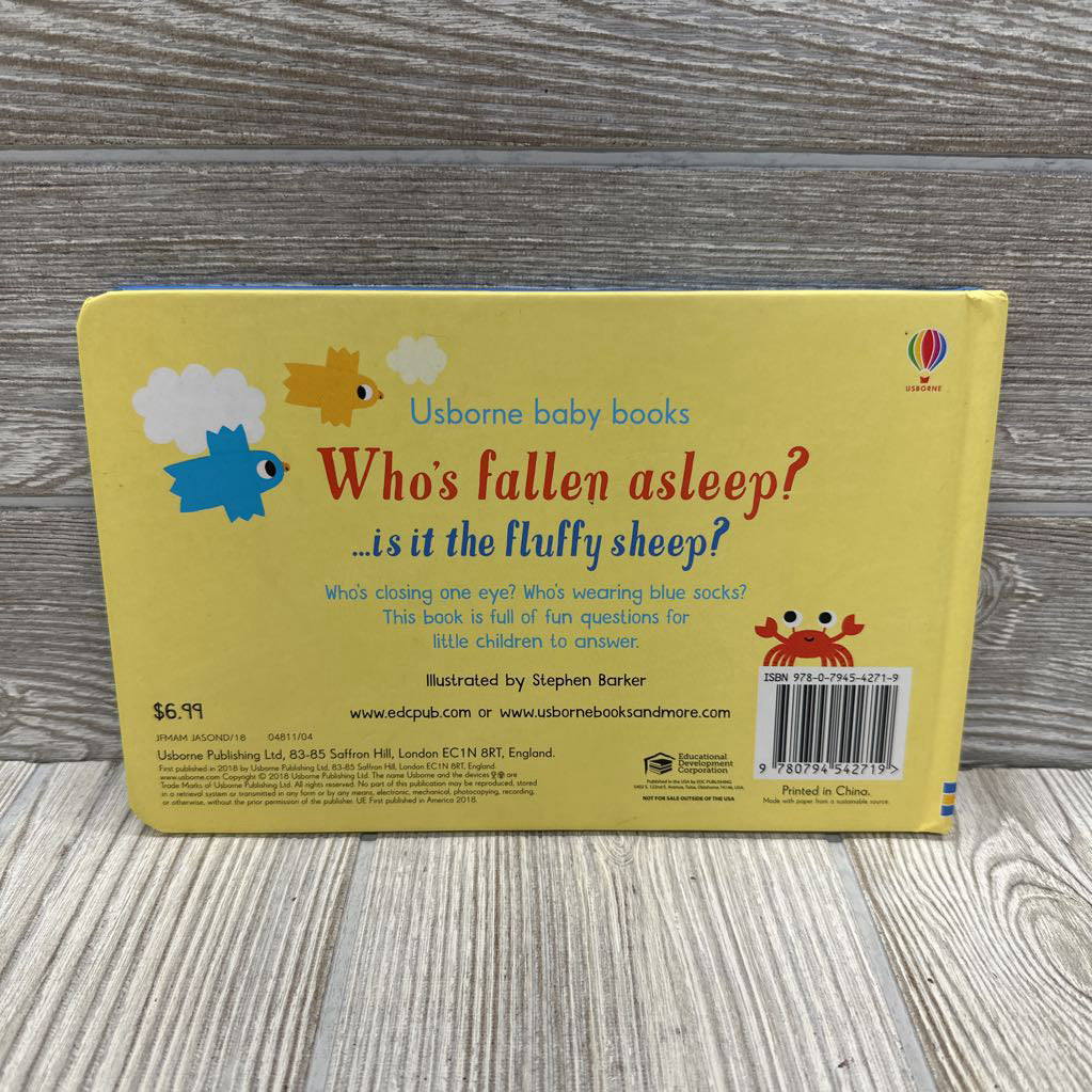 Usborne Baby Books Who's Fallen Asleep Board Book