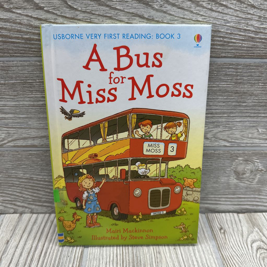 Usborne First Reading A Bus Miss For Moss